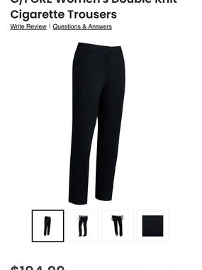 G/FORE Women's Black Pants